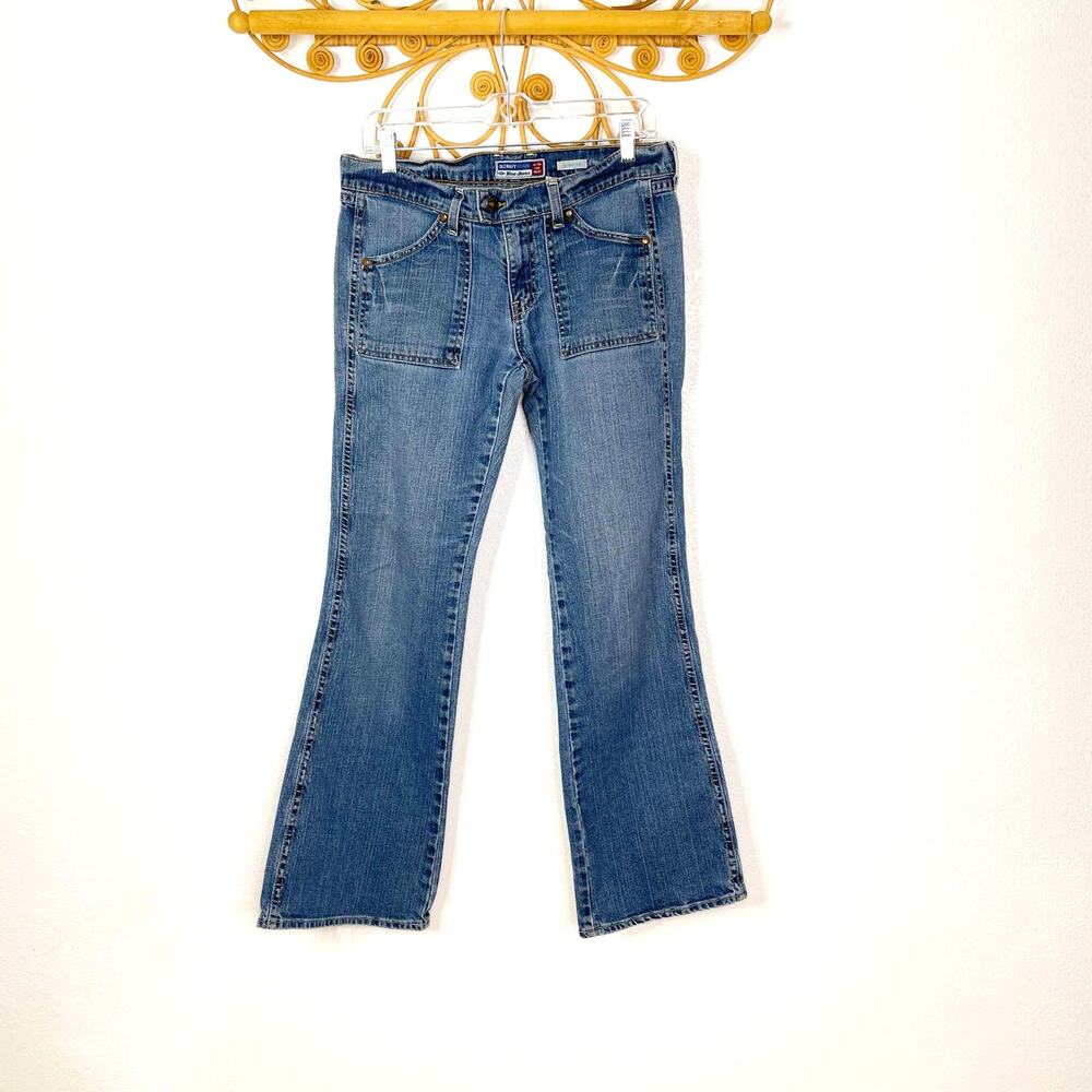 Old Navy Y2K Ultra Low Waist boot cut jeans sz 8